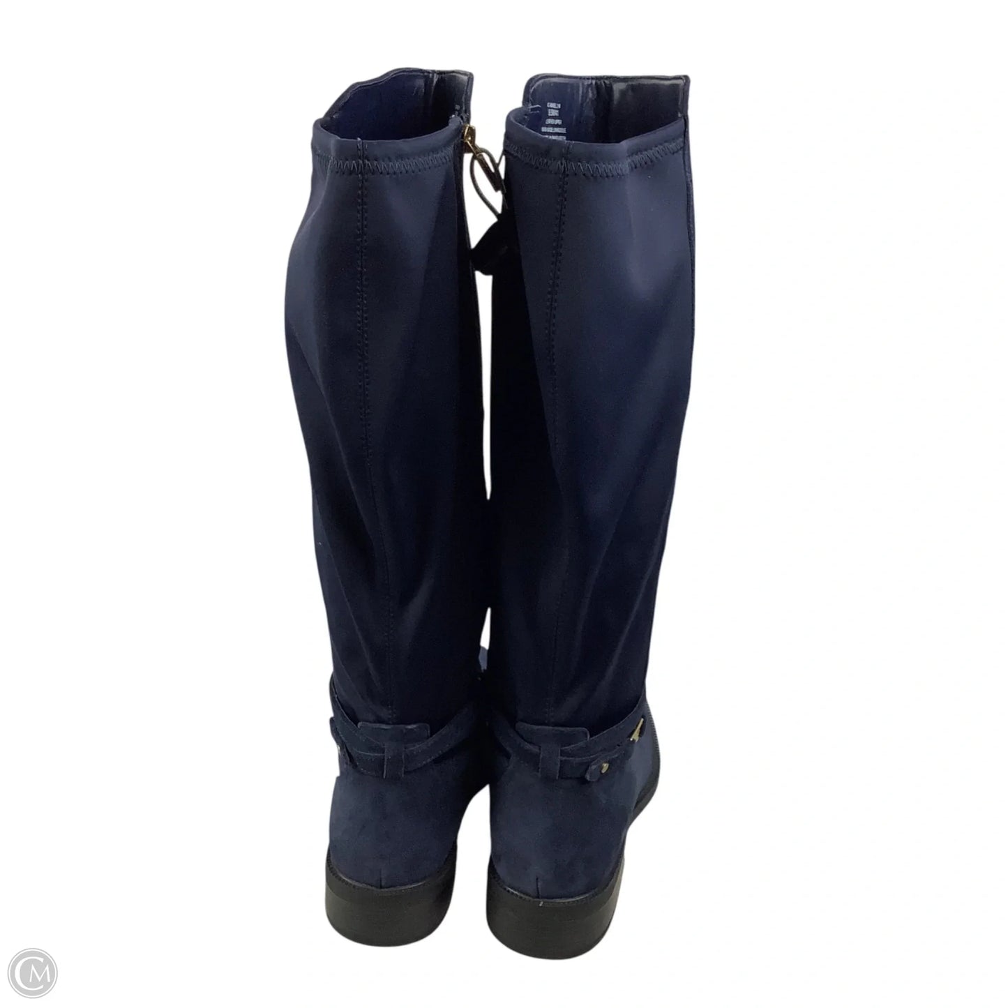 Boots Knee Flats By Vince Camuto In Navy, Size: 9.5W