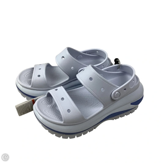 Sandals Sport By Crocs In Blue, Size: 8