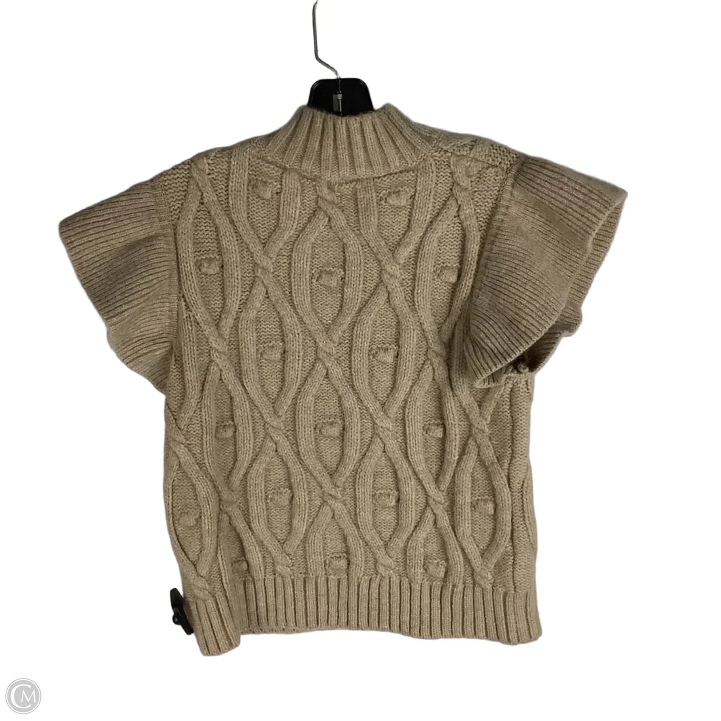 Vest Sweater By J.marie In Brown, Size: Xs