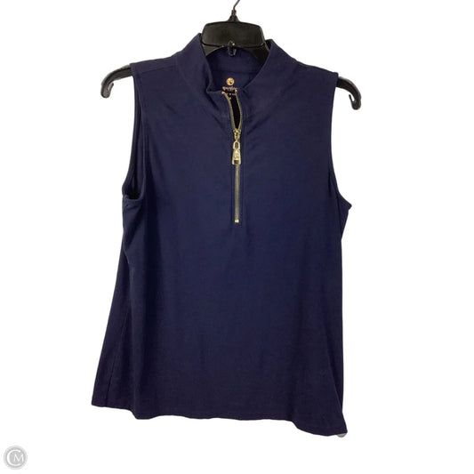 Top Sleeveless Designer By Spartina In Navy, Size: M