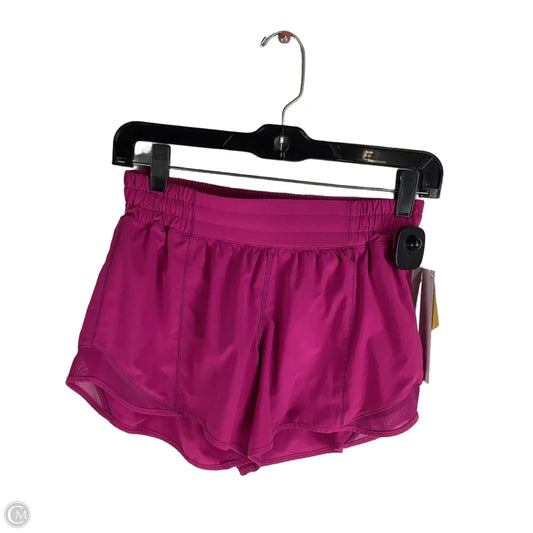 Athletic Shorts By Lululemon In Purple, Size: 6
