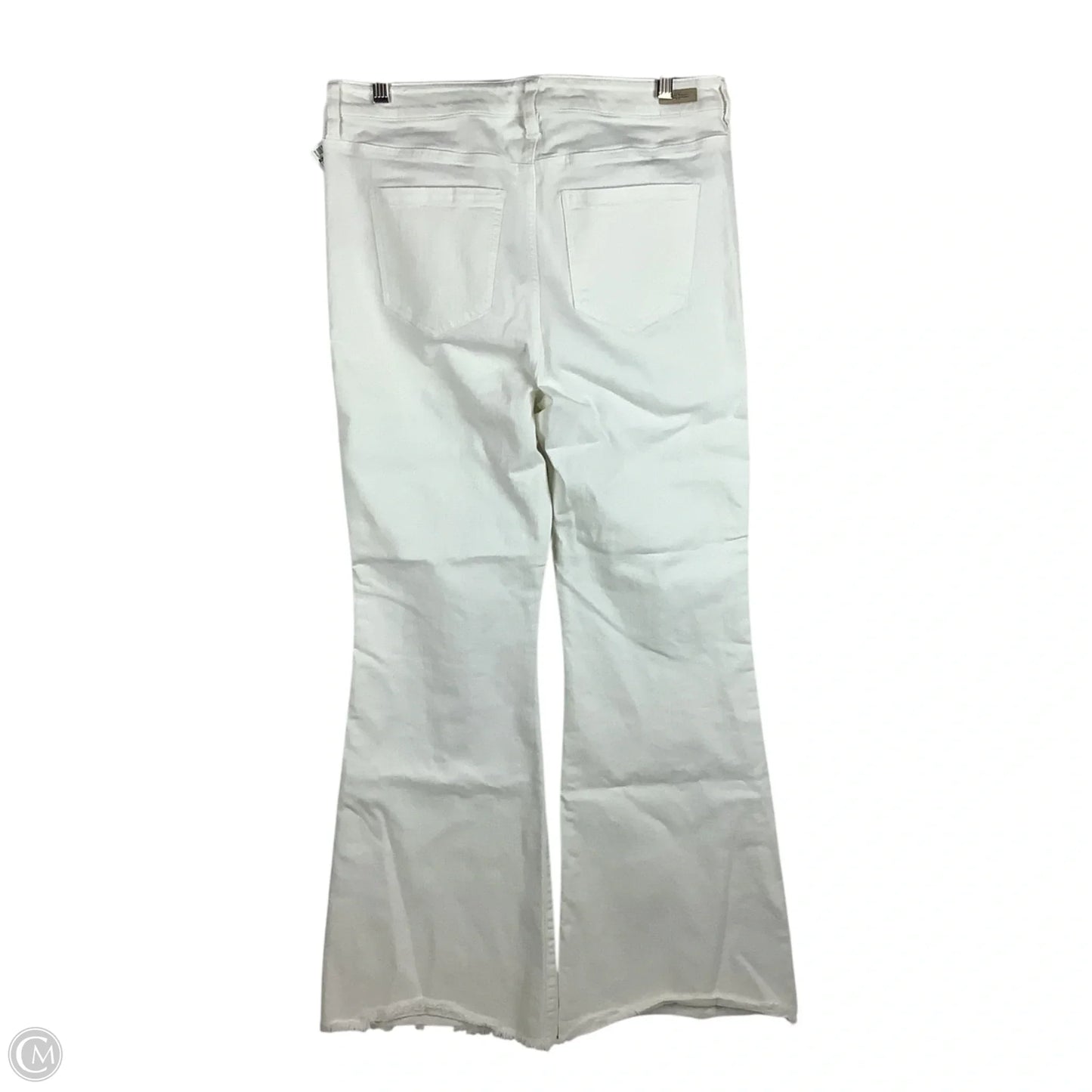 Jeans Flared By Liverpool In White, Size: 10