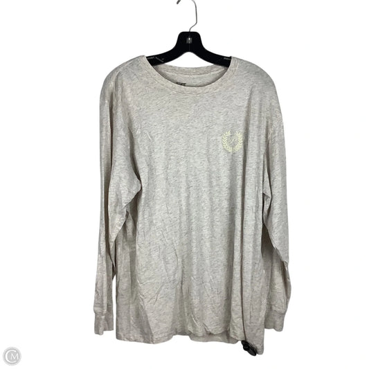 Top Long Sleeve Basic By Pink In Black, Size: M