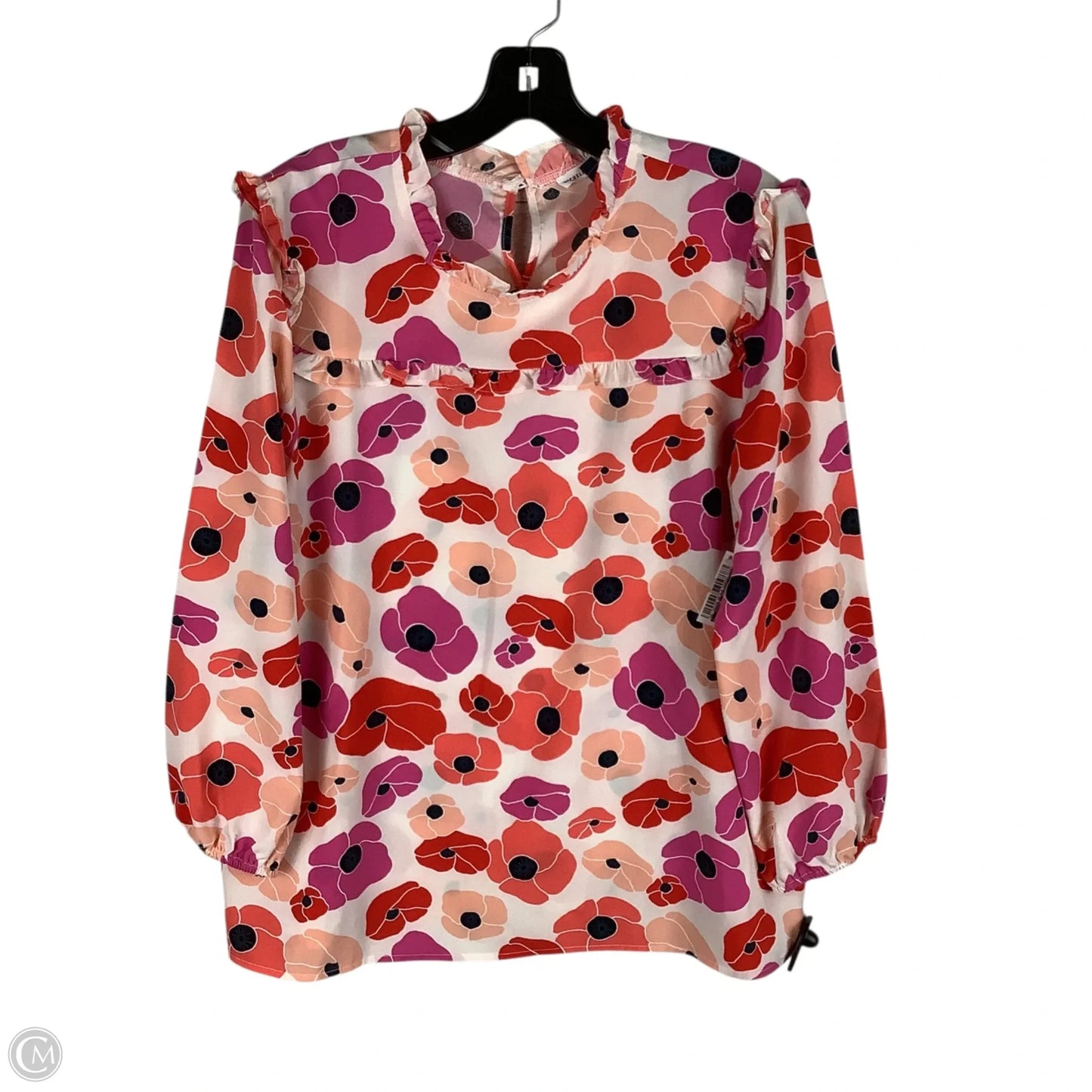 Top Long Sleeve By Clothes Mentor In Floral Print, Size: M