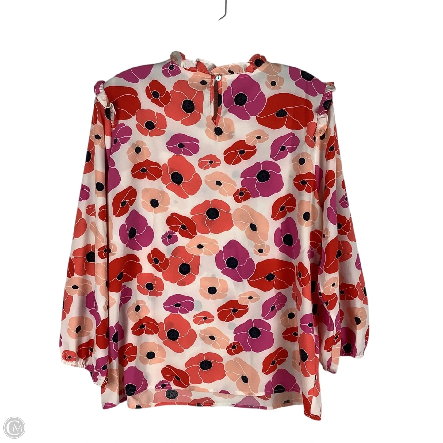 Top Long Sleeve By Clothes Mentor In Floral Print, Size: M