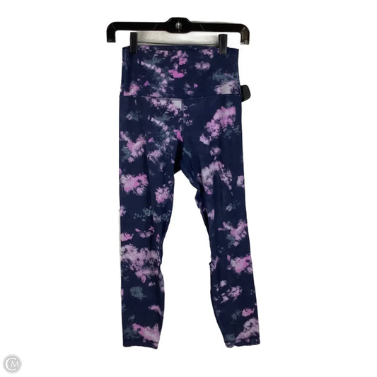 Athletic Leggings By Lululemon In Blue & Pink, Size: 6