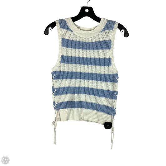 Top Sleeveless By Blue Rain In Striped Pattern, Size: S
