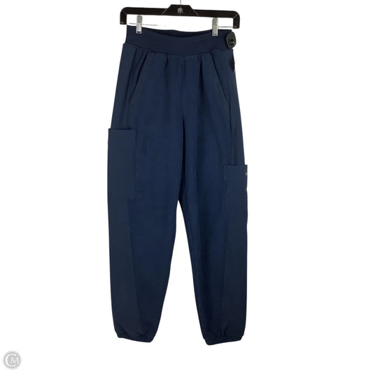 Athletic Pants By Alo In Blue, Size: Xs
