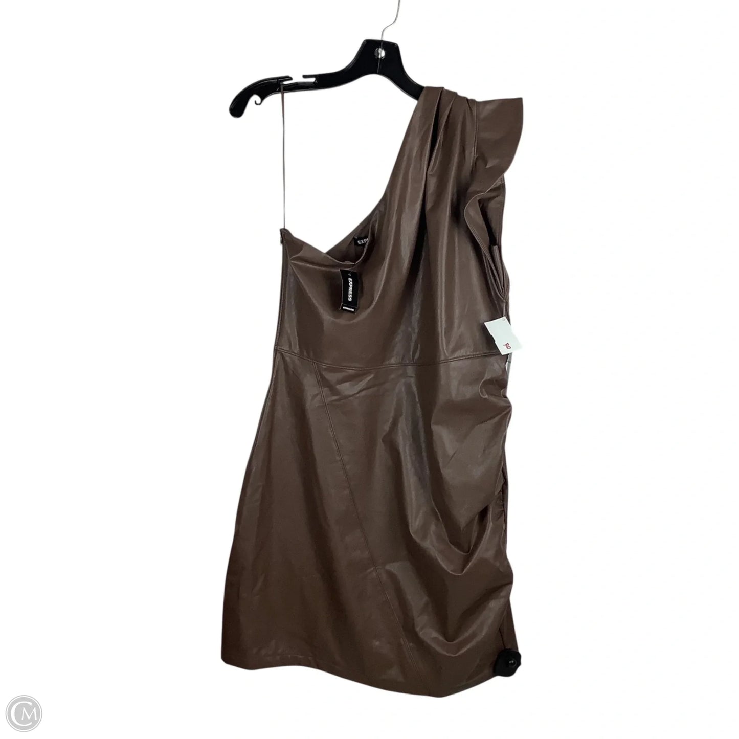 Dress Work By Express In Brown, Size: L