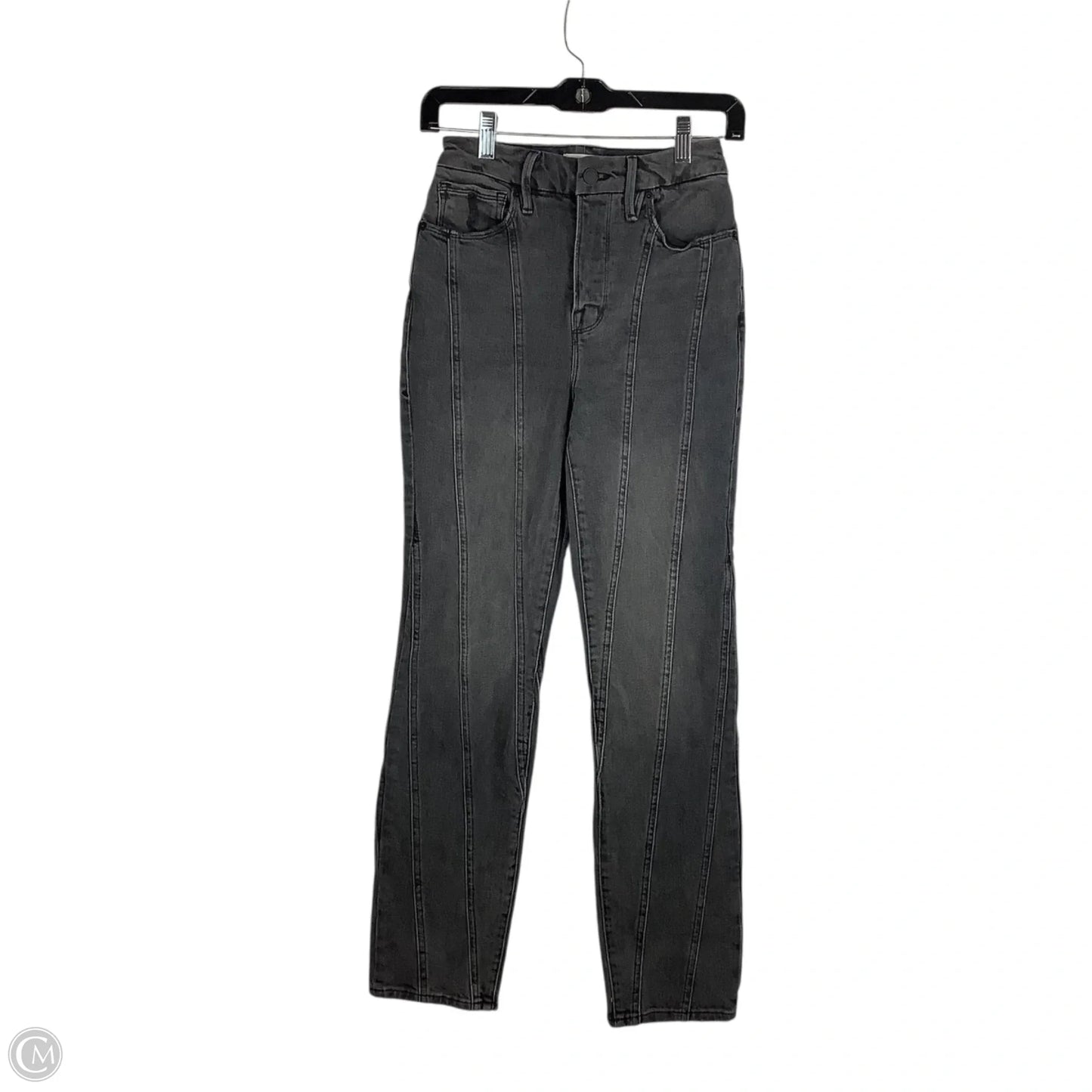 Jeans Straight By Good American In Grey, Size: 4