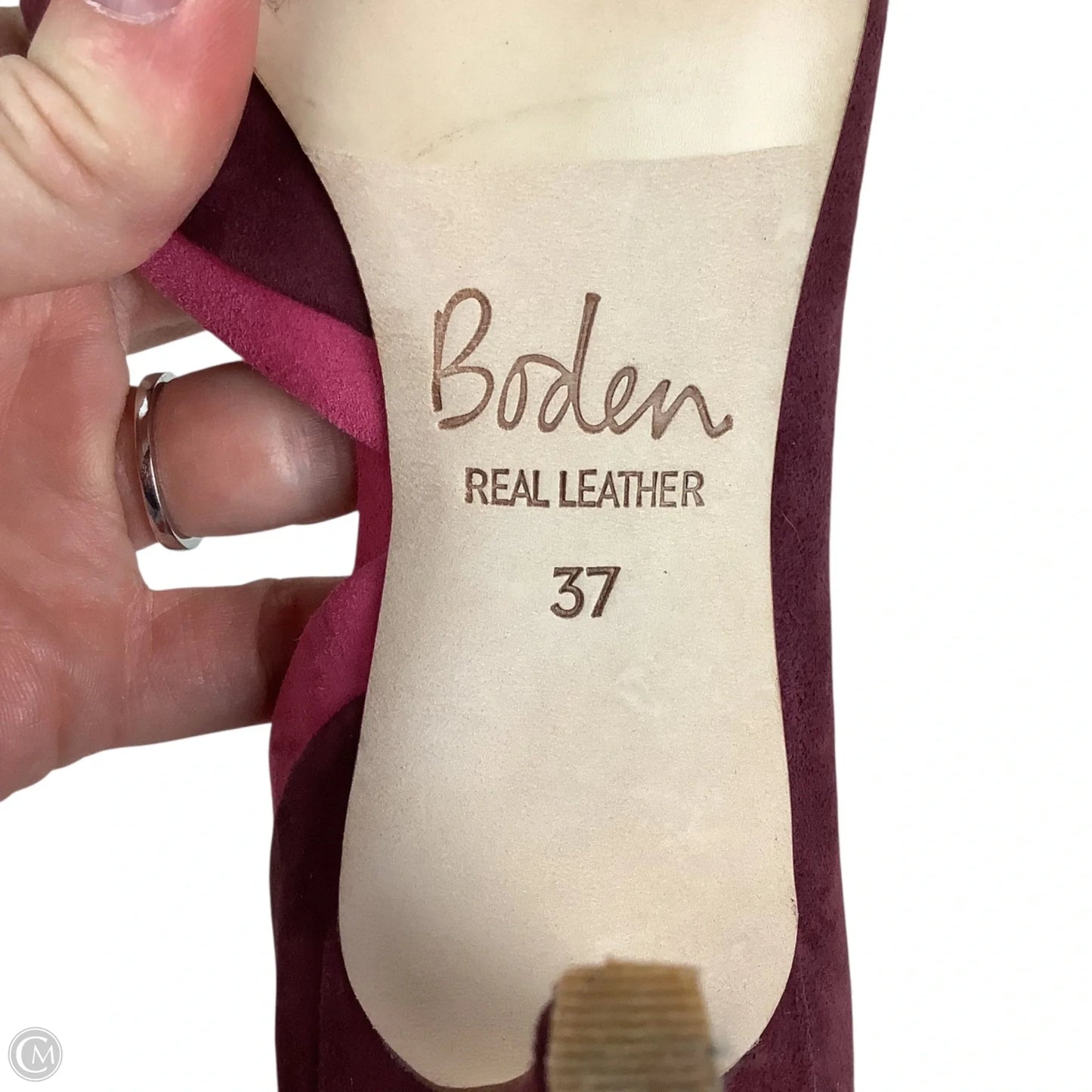 Shoes Heels Stiletto By Boden In Pink, Size: 6.5 (37)