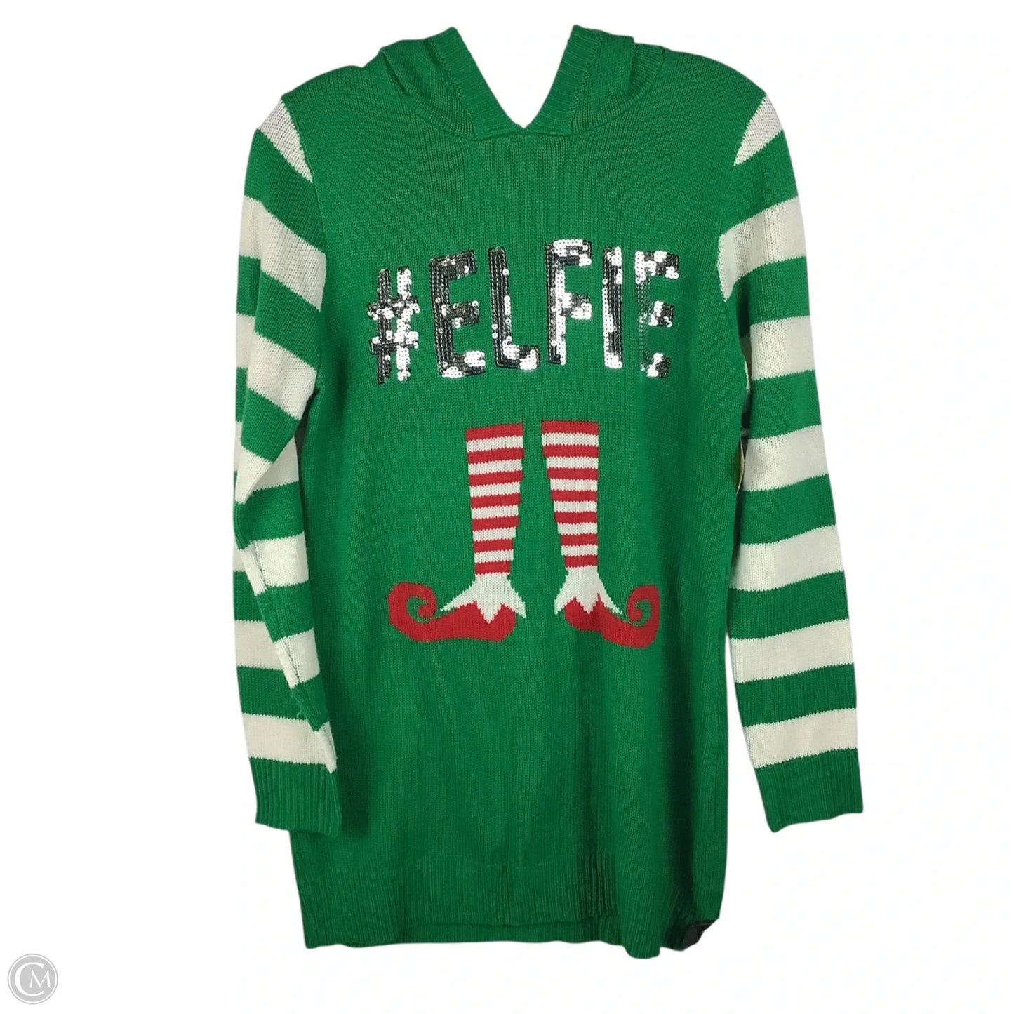 Dress Casual Midi By No Boundaries In Green, Estimated Size: M