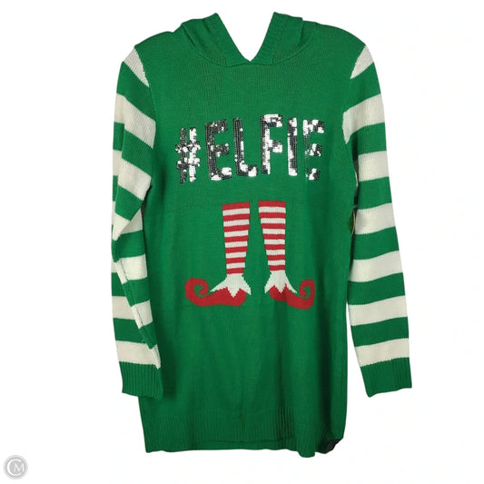 Dress Casual Midi By No Boundaries In Green, Estimated Size: M