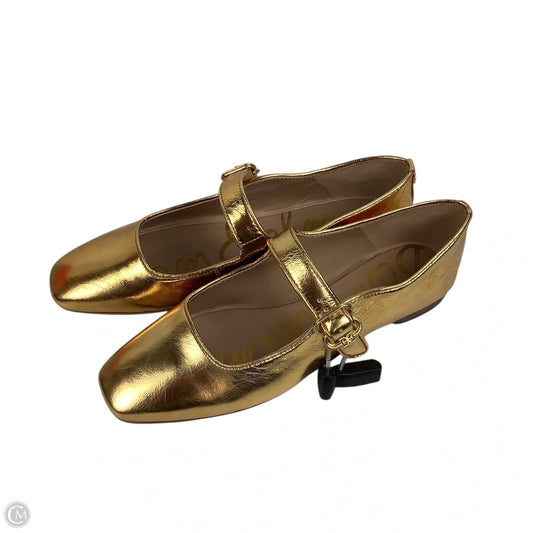 Shoes Flats By Sam Edelman In Gold, Size: 8