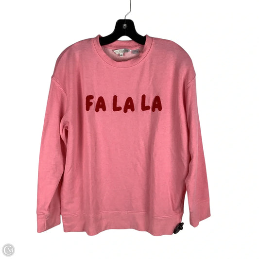 Sweatshirt Collar By Shiraleah In Pink, Size: M