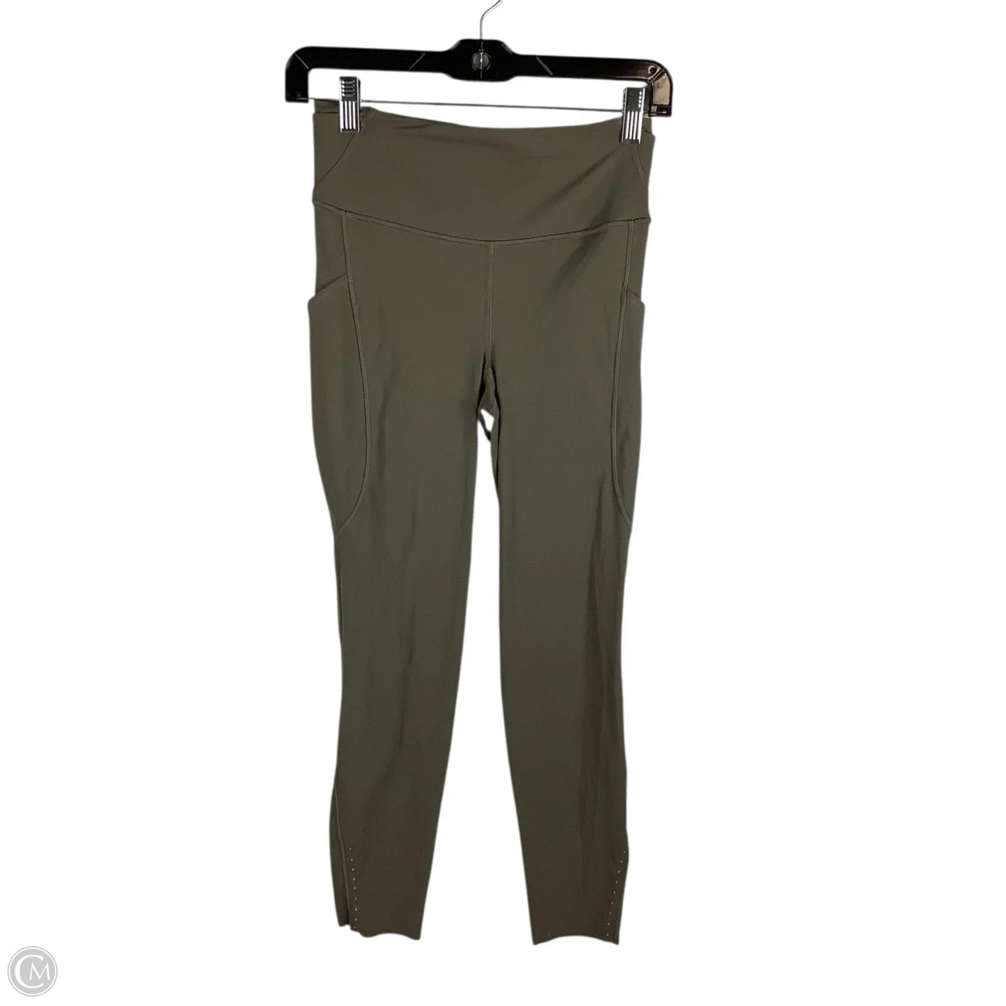 Athletic Leggings By Lululemon In Green, Size: 6