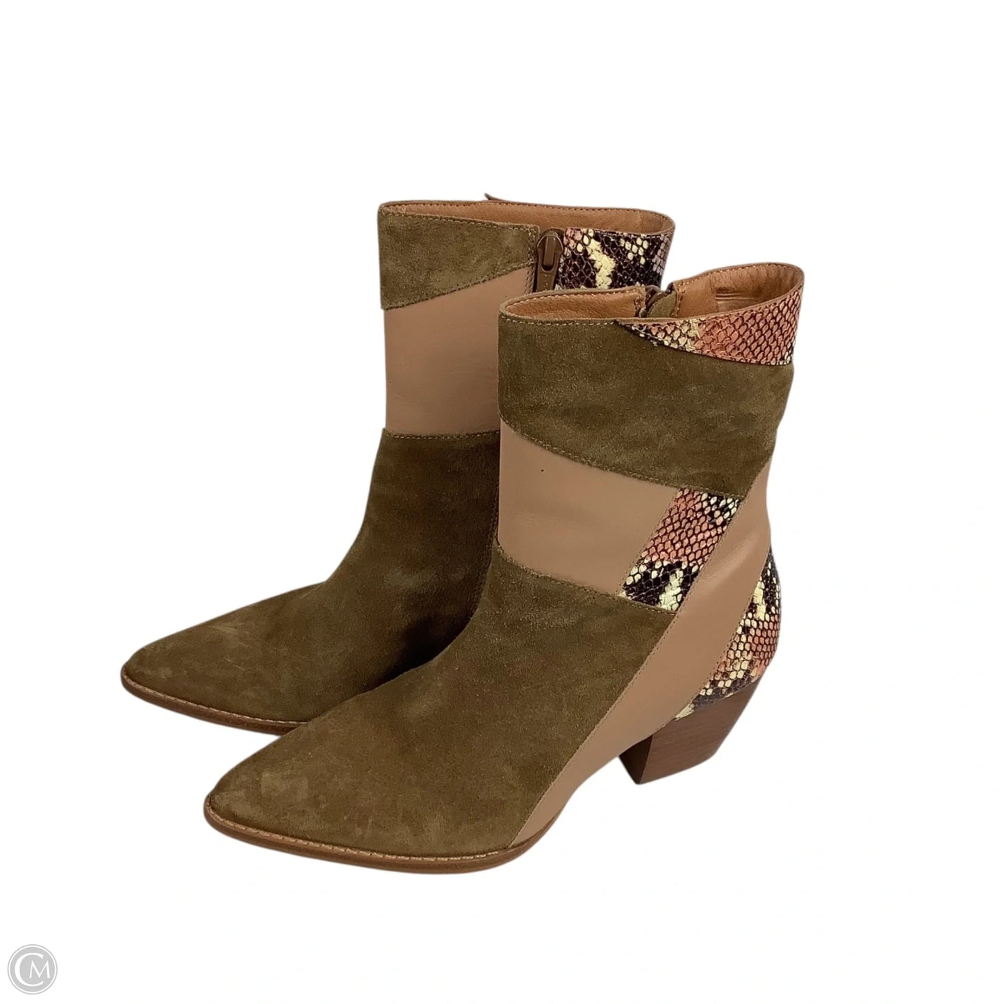 Boots Ankle Heels By Matisse In Multi-colored, Size: 6.5