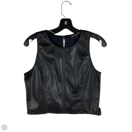 Top Sleeveless By Loft In Black, Size: 6