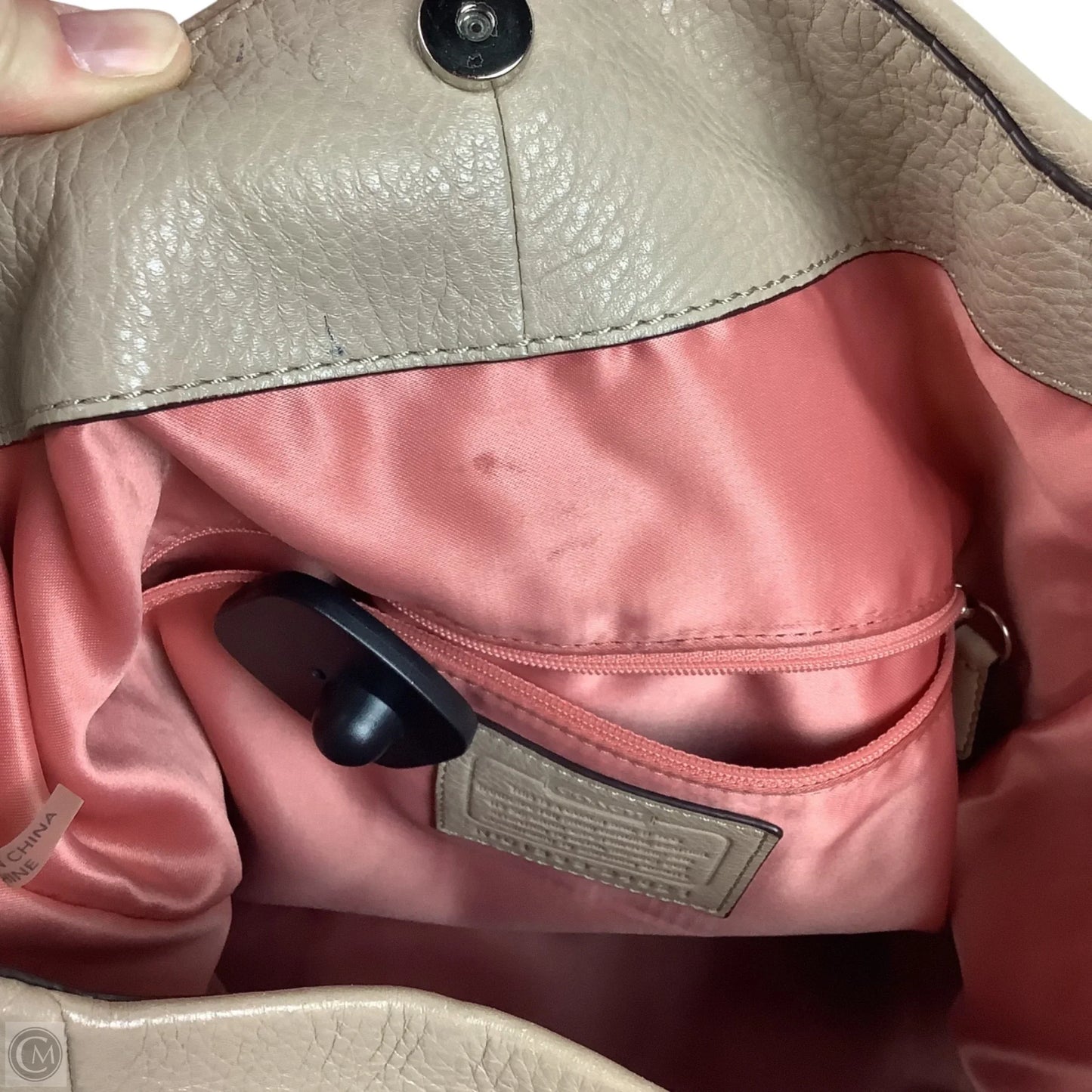 Handbag Designer By Coach, Size: Large