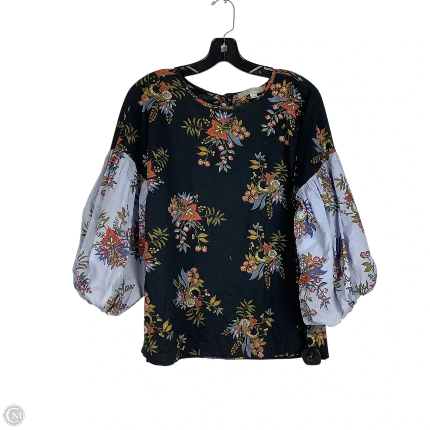 Top Long Sleeve By Loft In Animal Print, Size: S