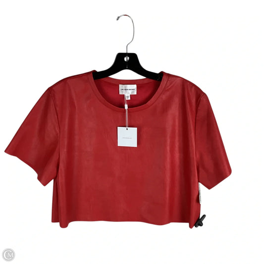 Top Short Sleeve By Cmc In Red, Size: S