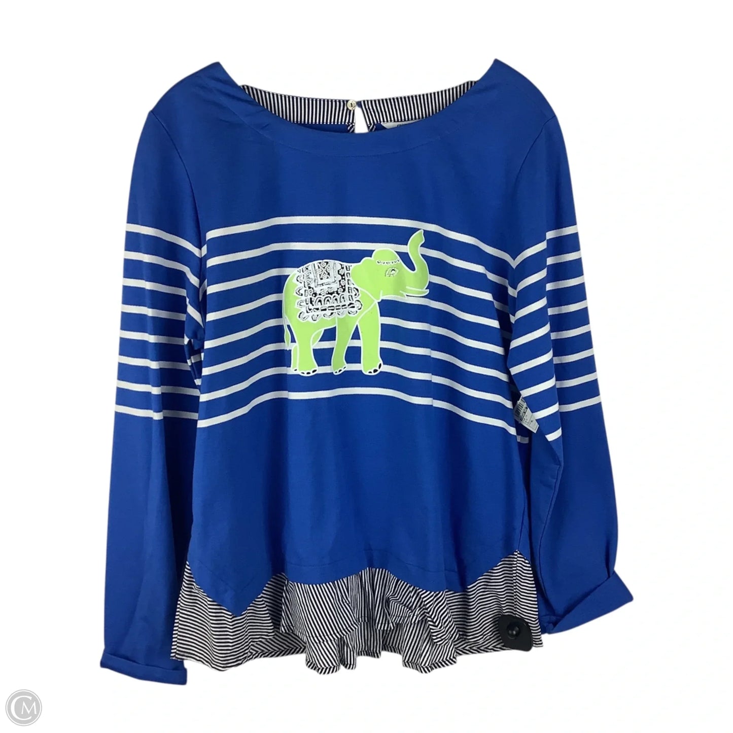 Top Long Sleeve By Crown And Ivy In Blue, Size: Xl