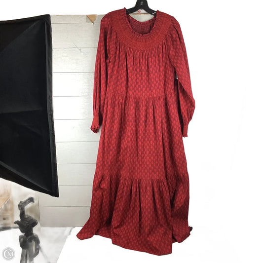 Dress Casual Maxi By Universal Thread In Red, Size: S