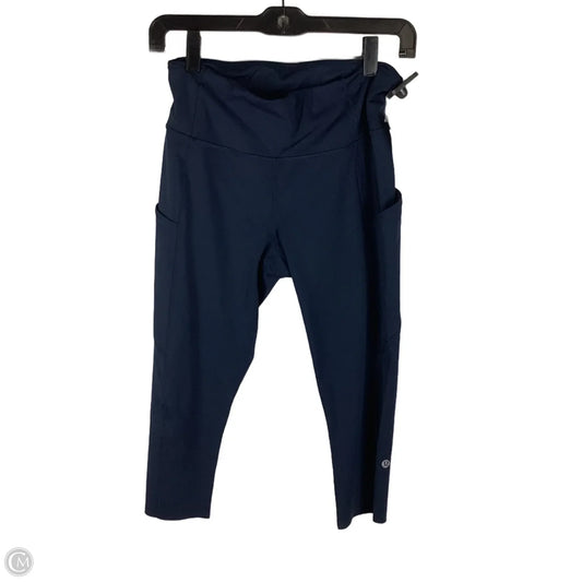 Athletic Leggings Capris By Lululemon In Navy, Size: 8