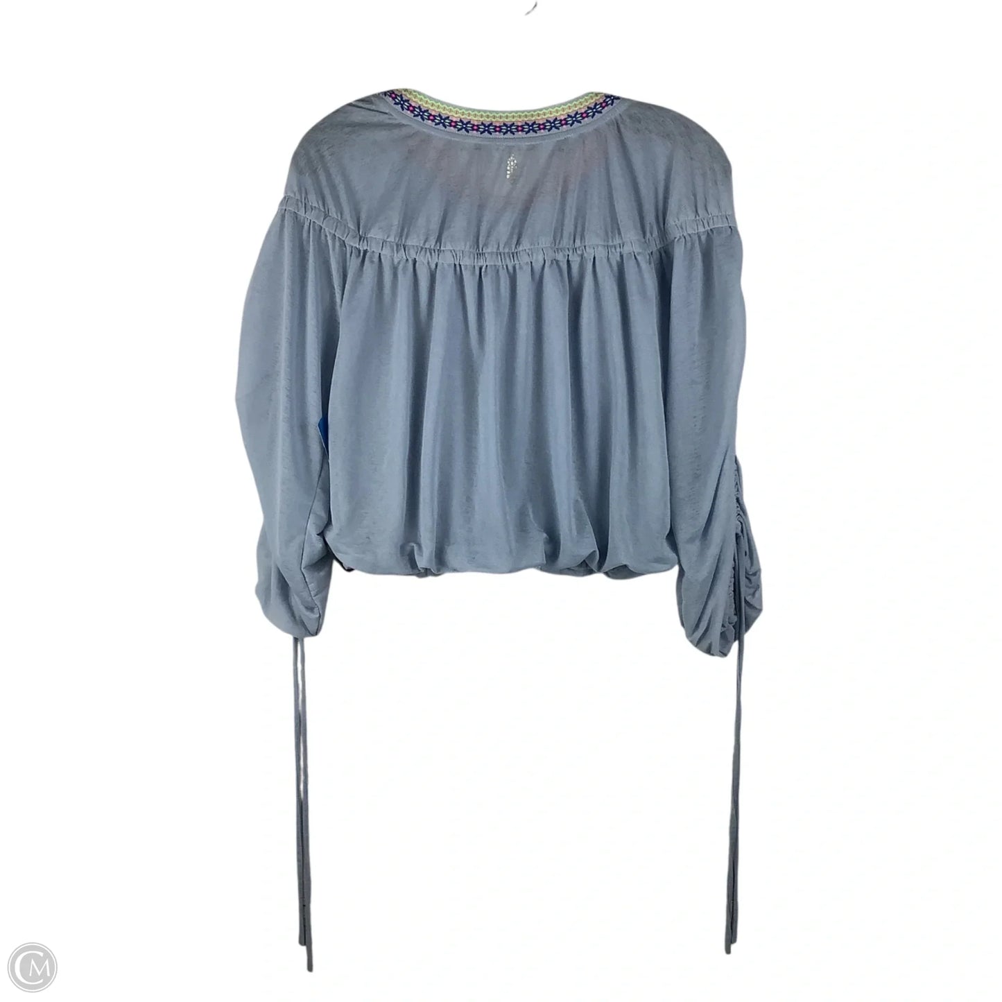 Top Long Sleeve By Free People In Blue, Size: Xs