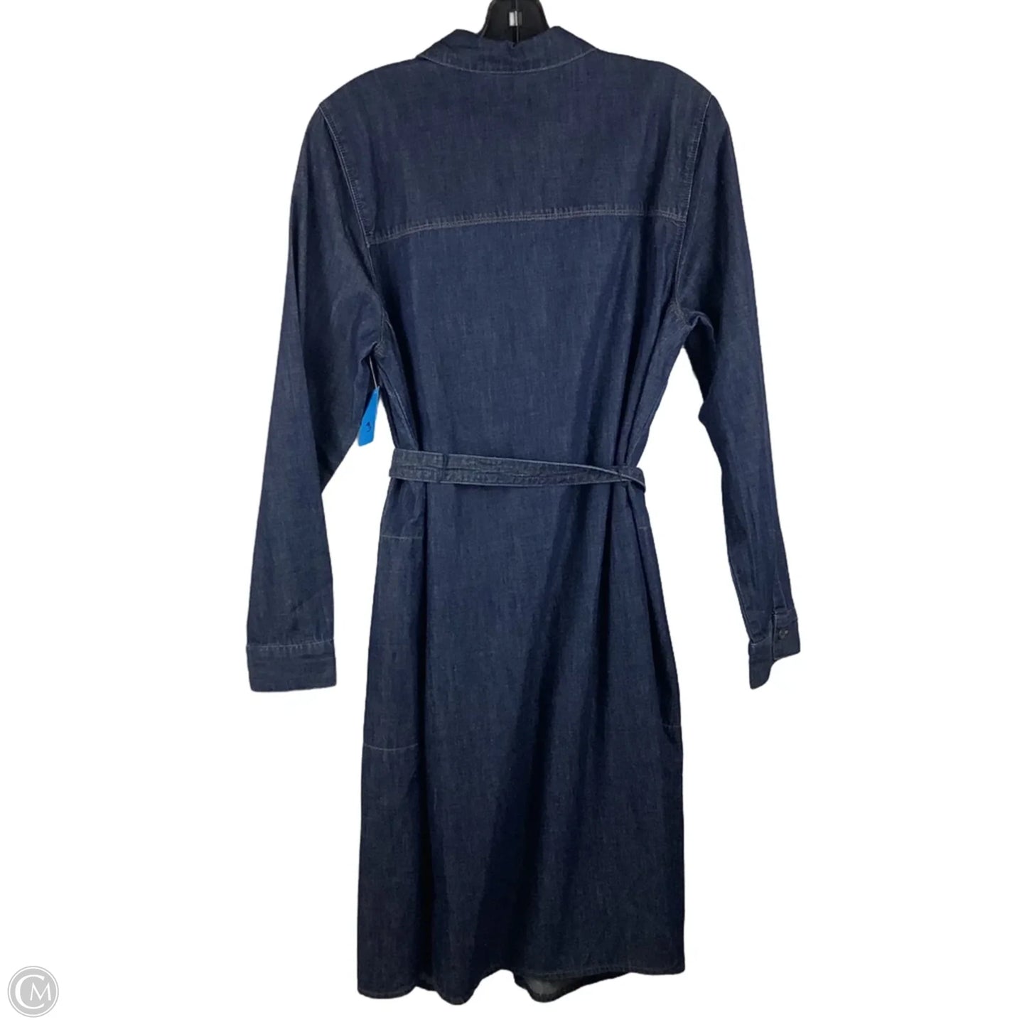 Dress Casual Midi By J. Jill In Blue Denim, Size: M