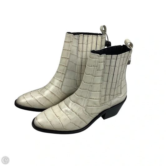 Boots Designer By All Saints In Cream, Size: 37