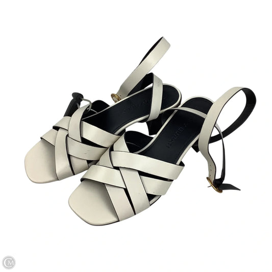 Sandals Designer By Tory Burch In Cream, Size: 7
