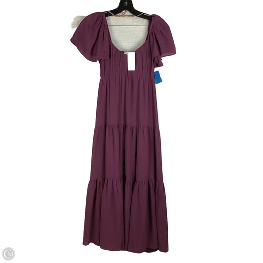 Dress Party Long By Abercrombie And Fitch In Purple, Size: Xs