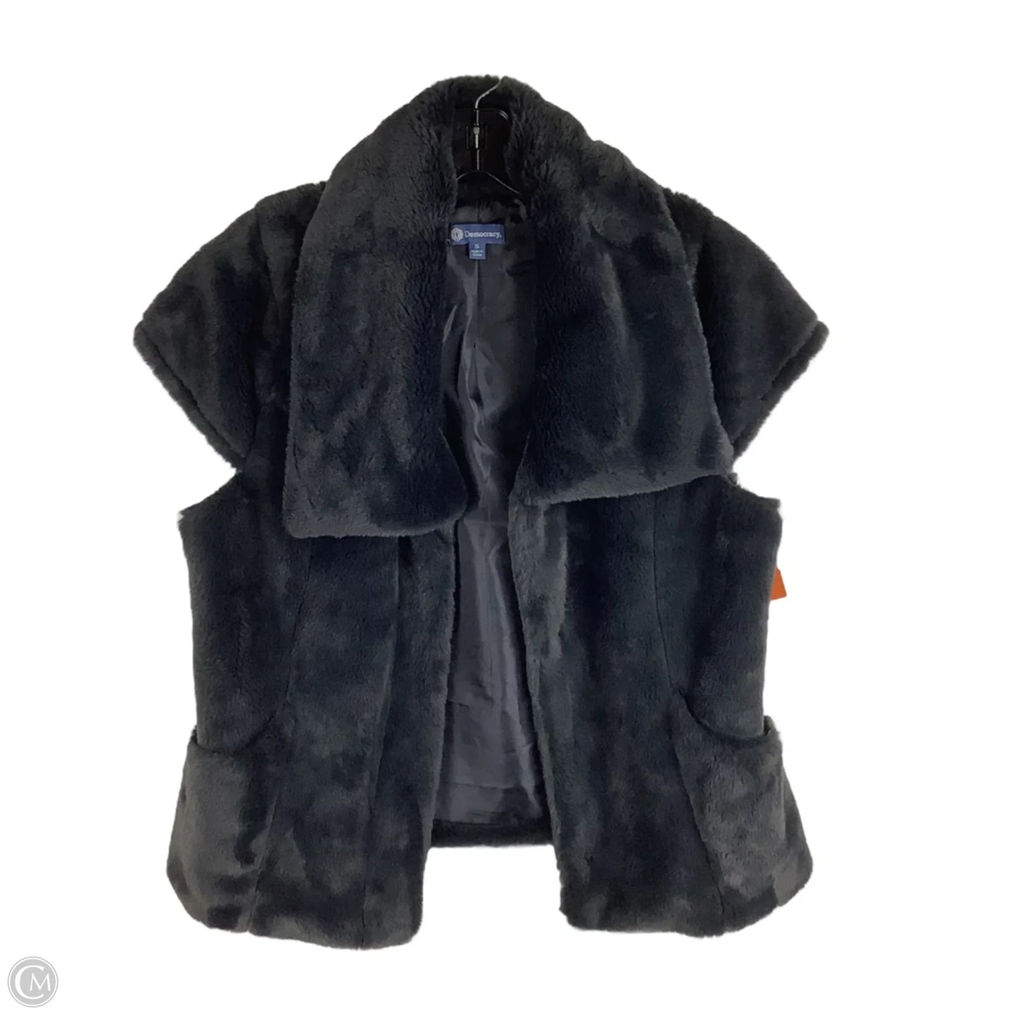 Vest Faux Fur & Sherpa By Democracy In Black, Size: S