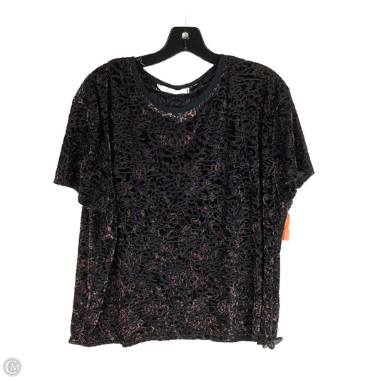Top Short Sleeve By We The Free In Black & Brown, Size: Xs