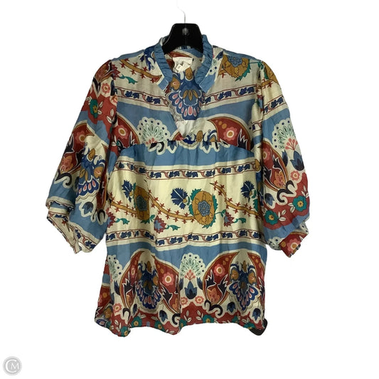 Top Short Sleeve By Umgee In Multi-colored, Size: S