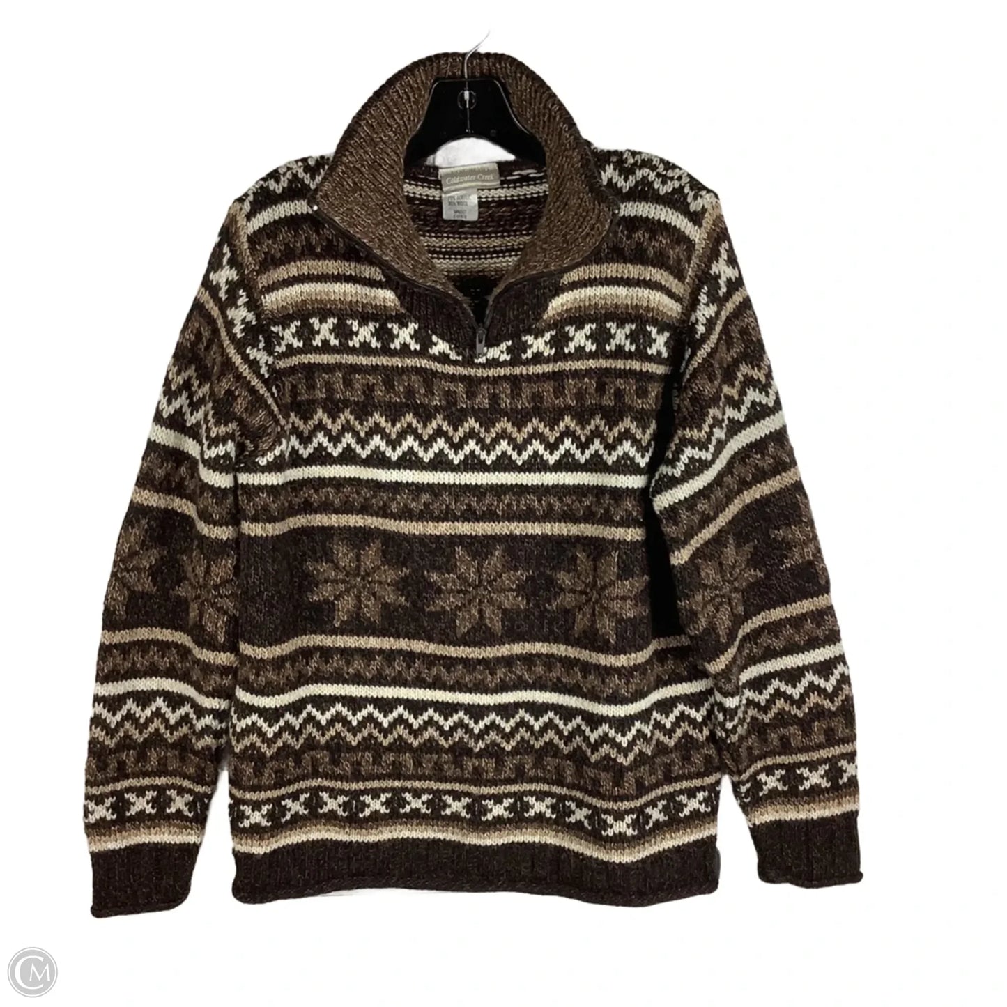 Sweater By Coldwater Creek In Brown, Size: M