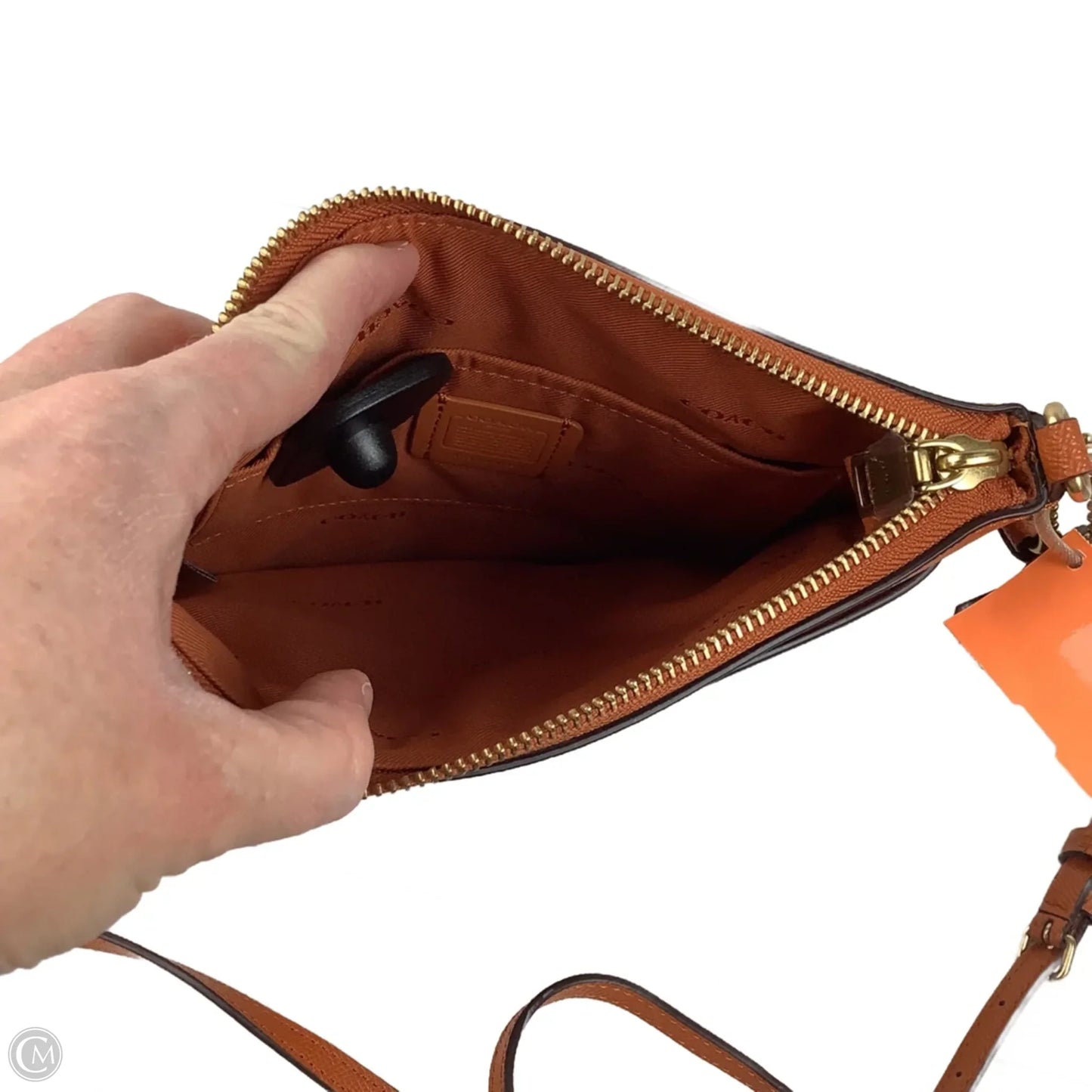 Crossbody Designer By Coach, Size: Small