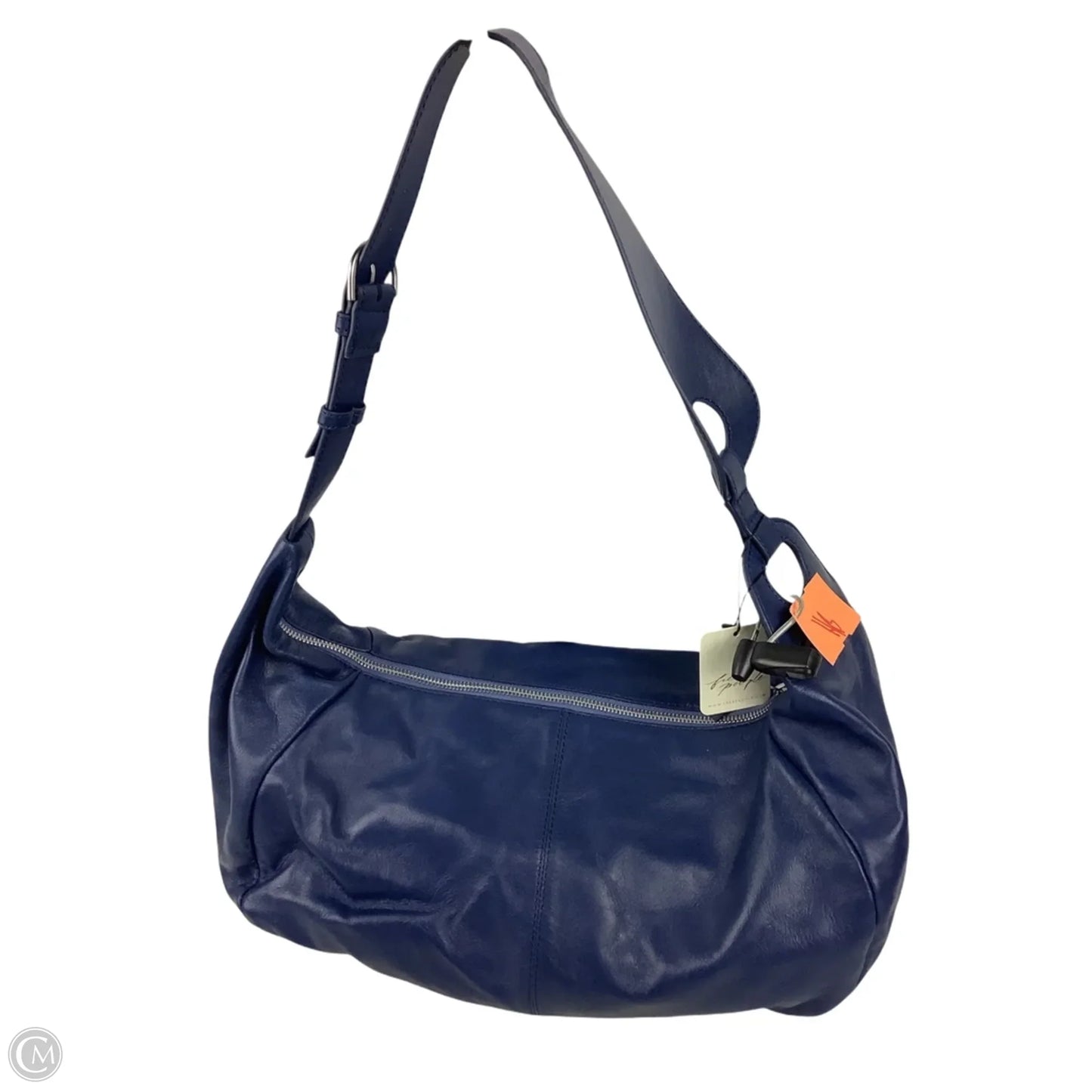 Handbag Leather By Free People, Size: Medium