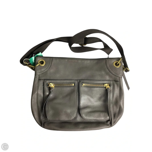 Handbag Leather By Fossil, Size: Large