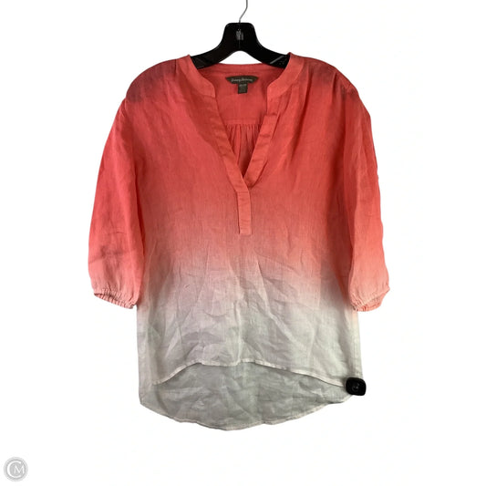 Top 3/4 Sleeve By Tommy Bahama In Orange, Size: Xs