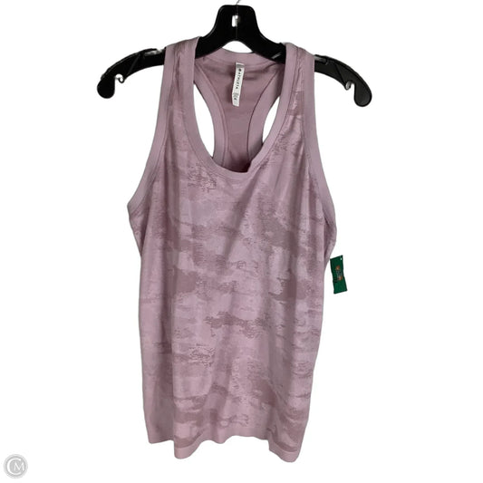 Athletic Tank Top By Athleta In Purple, Size: Xl