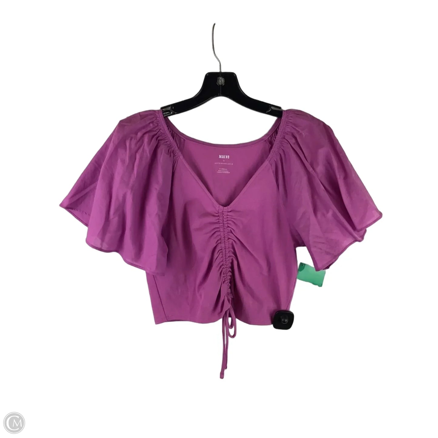 Top Short Sleeve By Maeve In Purple, Size: Xs