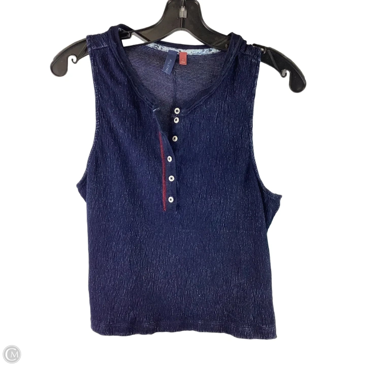 Top Sleeveless By Pilcro In Navy, Size: S