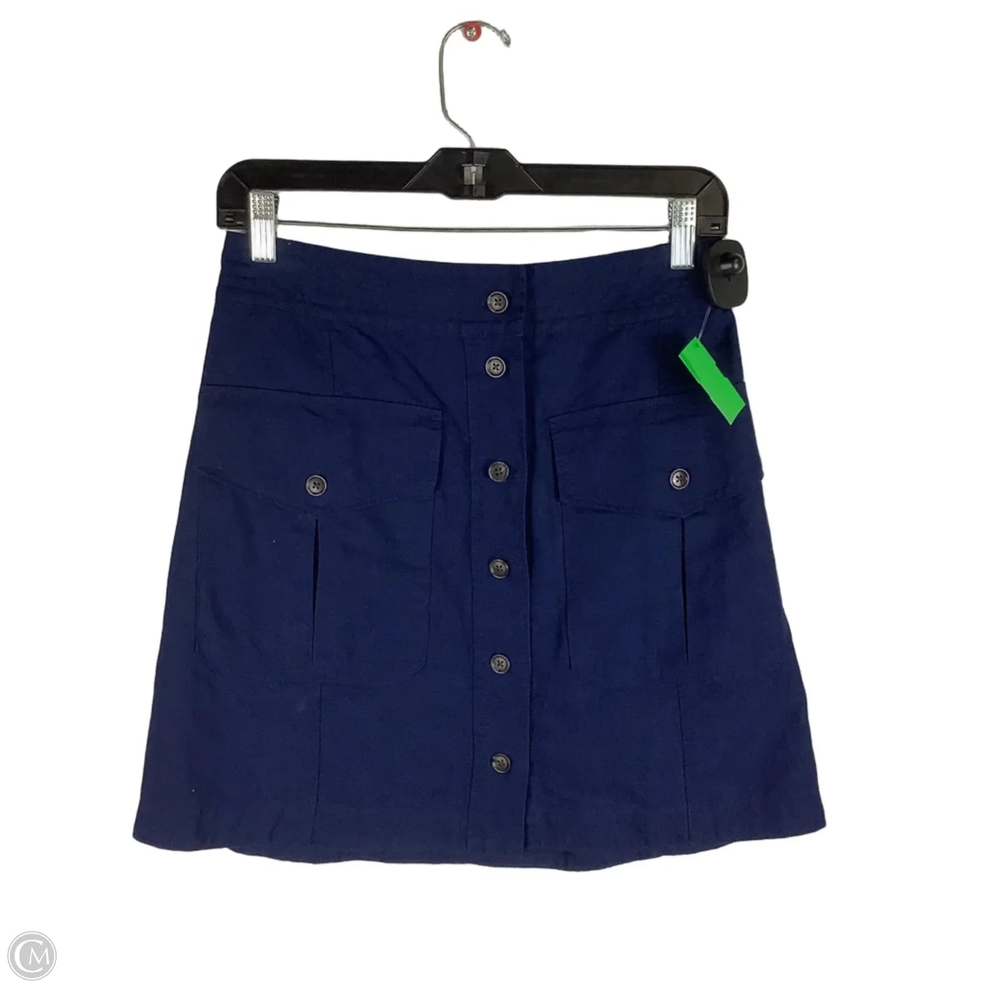 Skirt By Banana Republic In Navy, Size: 4