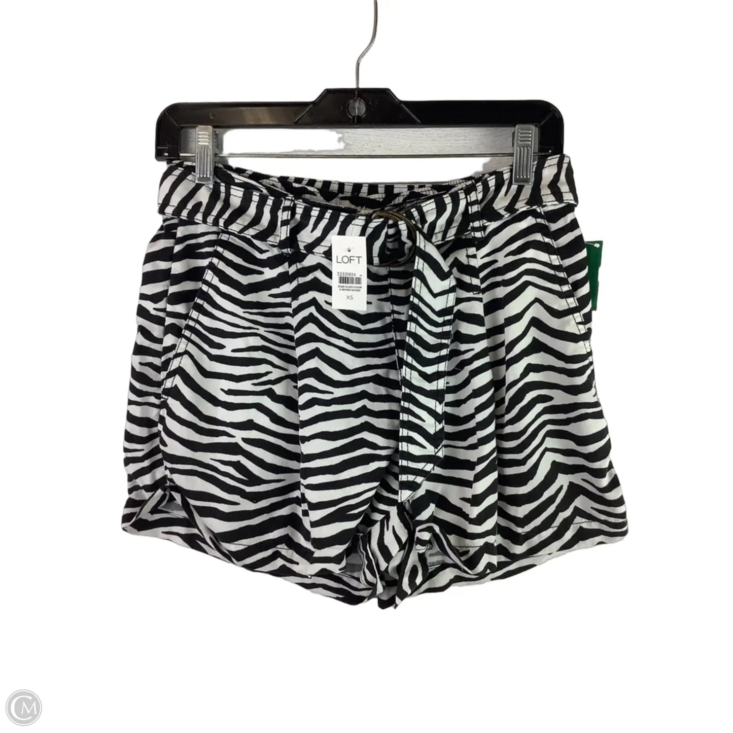 Shorts By Loft In Zebra Print, Size: Xs