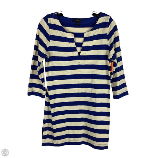 Top Long Sleeve By J. Crew In Striped Pattern, Size: Xs