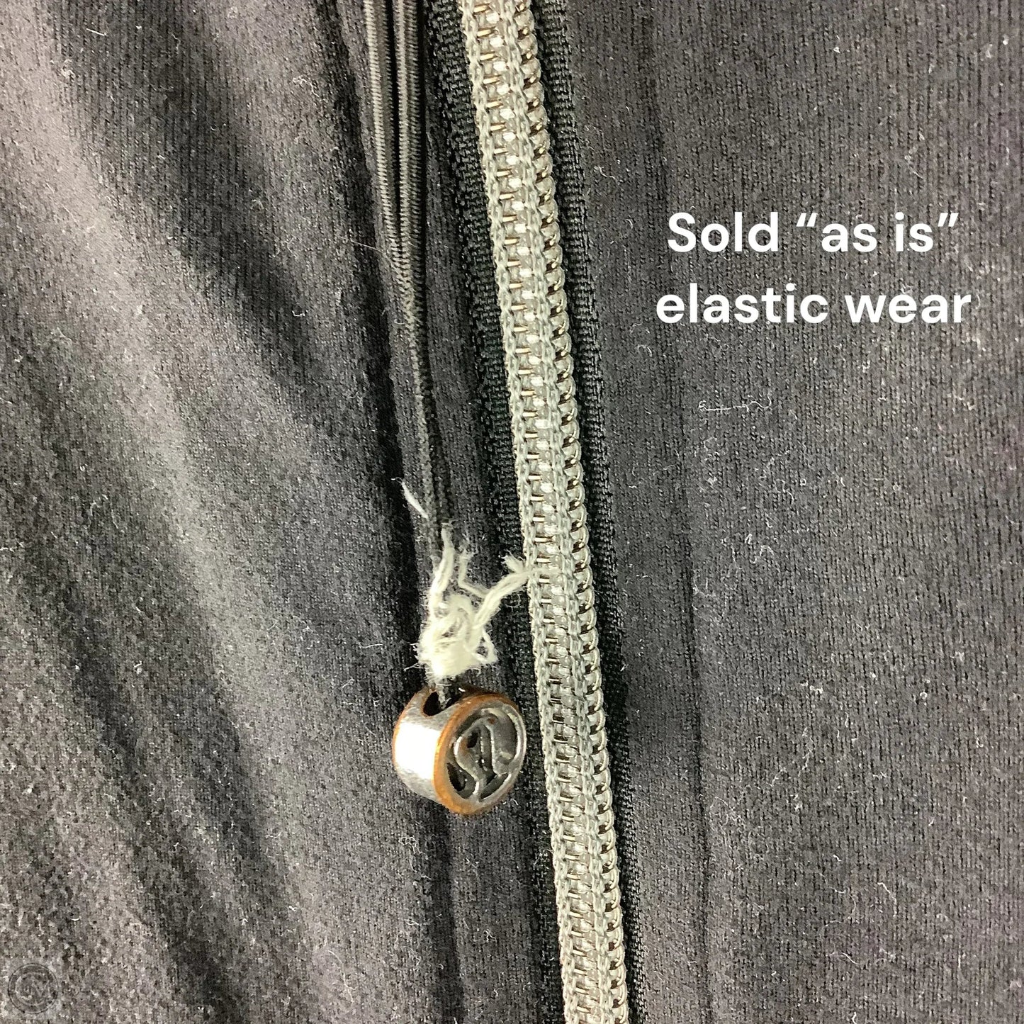 Athletic Jacket By Lululemon In Black- estimated size 6