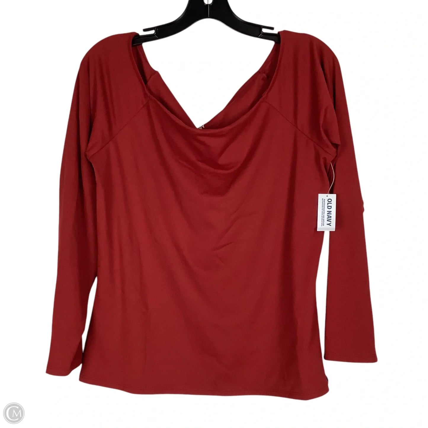 Top Long Sleeve By Old Navy In Red, Size: Xl