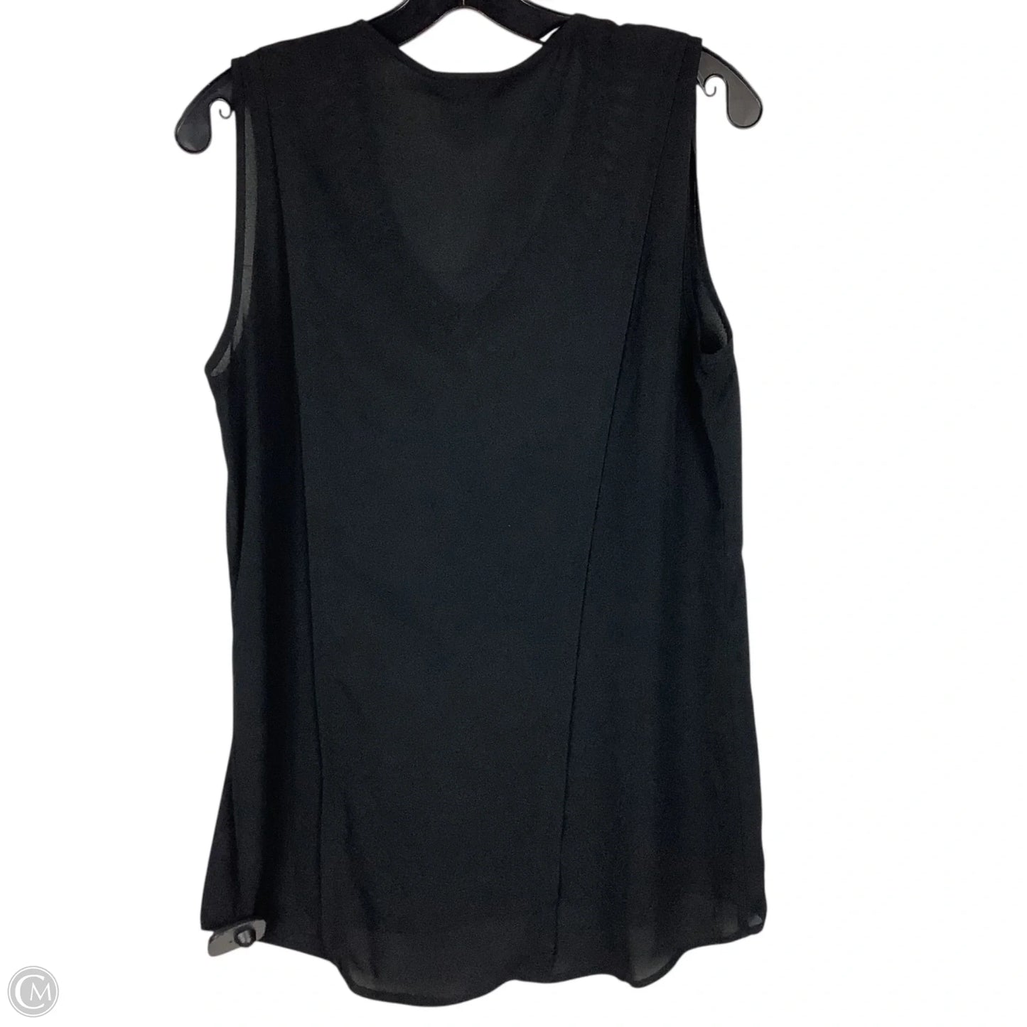 Top Sleeveless By Maeve In Black, Size: S
